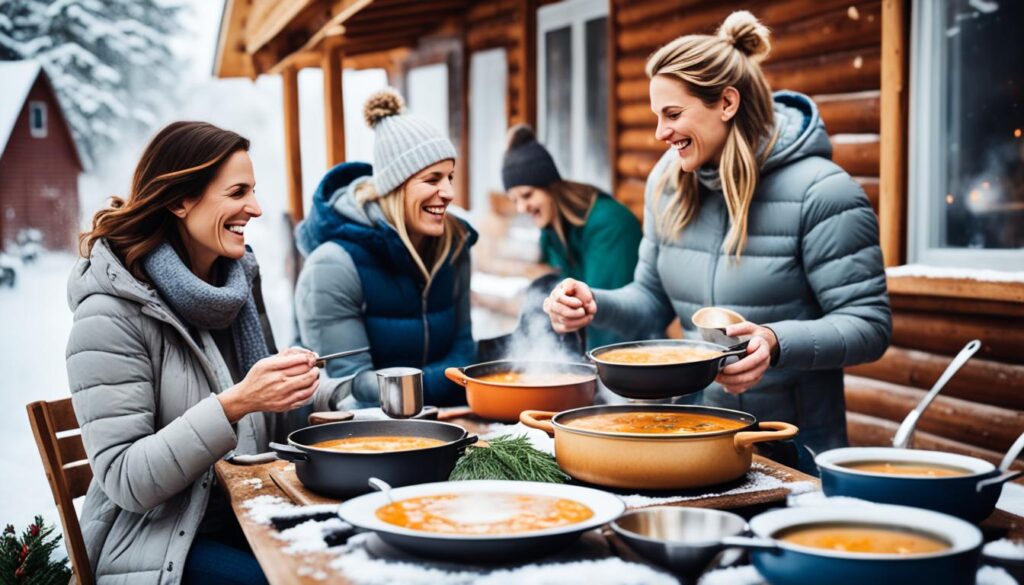 Gemütliches Essen für die kalten Tage