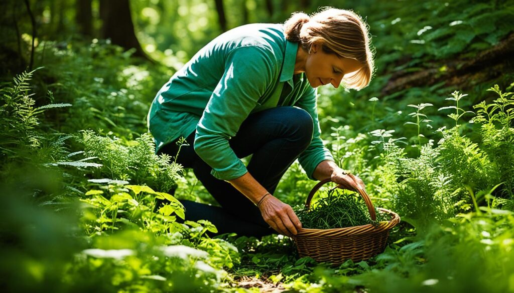 Wildkräuter suchen