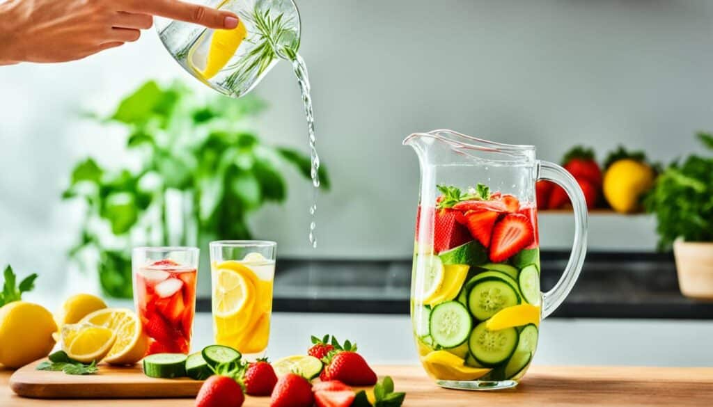 Zubereitung von Infused Waters