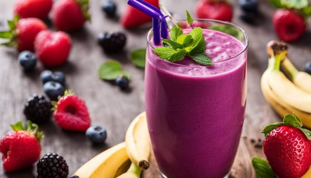 Beeren-Bananen-Smoothie