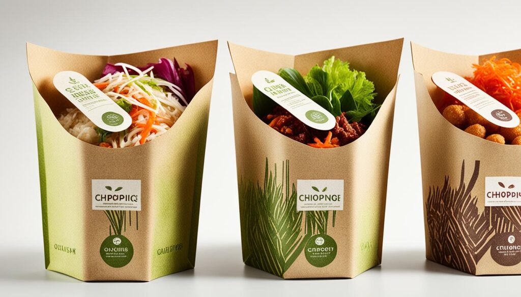 Nachhaltige Street Food Verpackung